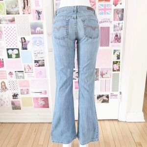 y2k harley davidson bootcut jeans low rise medium wash size 4